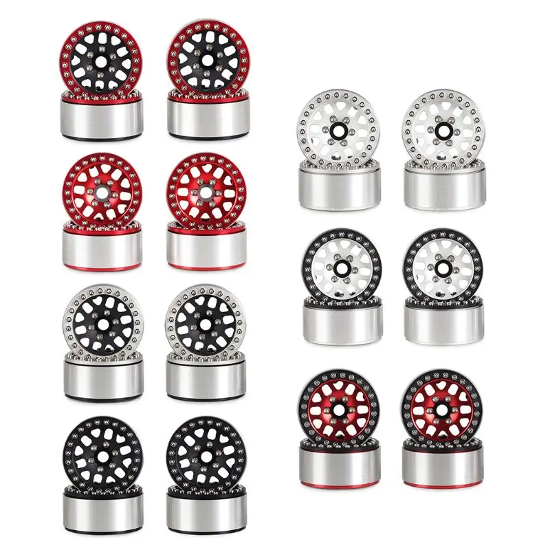 

1.9 inch Aluminum Alloy Wheel Rims Spare Parts for 1/10 Axial SCX10 D90 Rock Crawler RC Car
