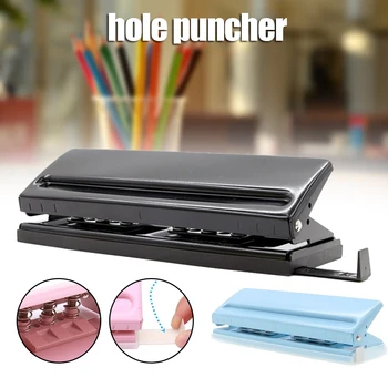 

New Hot 6 Hole Standard Punch Adjustable Hole Punch for Handmade Loose Leaf Diary Inner Page