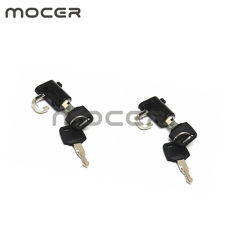 2 шт. Противоугонная вешалка для мотоциклетного велосипеда с замком шлема и