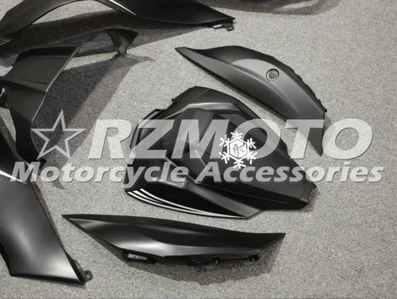 ABS мотоцикл обтекатели комплект подходит для kawasaki Ninja ZX-10R zx10r 10r 16 17 Пользовательские черный матовый белый