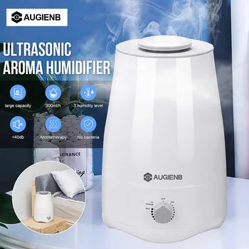 

AUGIENB Household Air Humidifier Aroma Diffuser Air Purifying Mist Maker Timing 3 Adjustable Fog Quantity 3.5L 110V-220V