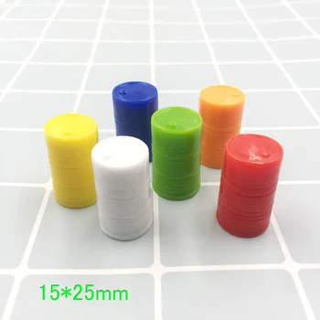 

10Pcs Simulation Resin 3D Oil Drum Miniature Figurines Fairy Garden Ornaments Craft DIY Making Jewelry Keychain Accessories