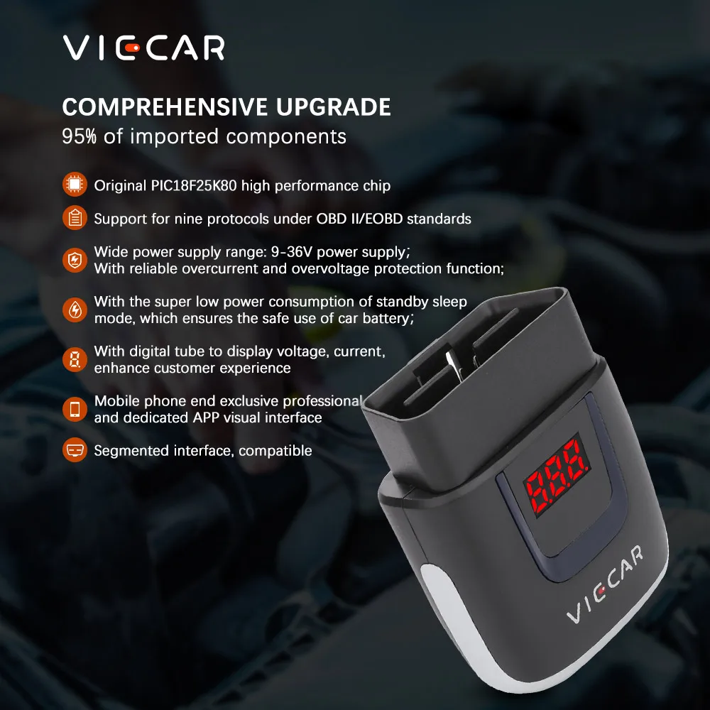 ELM327 V2.2 PIC18F25K80 ELM 327 OBD2 WIFI/Bluetooth/USB сканер считыватель кодов OBD 2 автомобильный