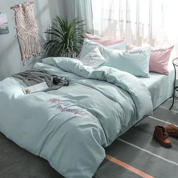 

Four sets of sheets, double bedspread, bedding, student dormitory, single person