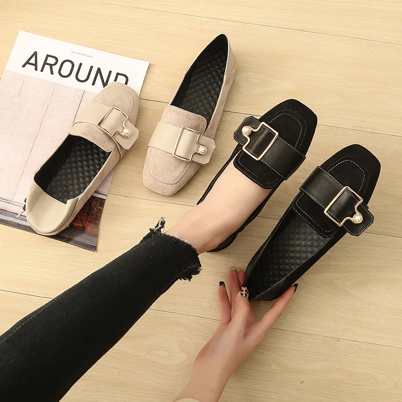 

comfortable shoes woman flats vintage shoes ladies loafers korean style women fashion luxury women shoes designers big size 43