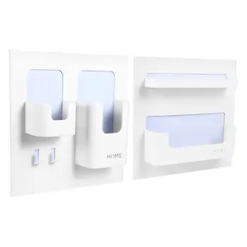 

2 Pcs Wall Decorative Shelf Sundries Storage Box Hanger Organizer Key Wall Rack