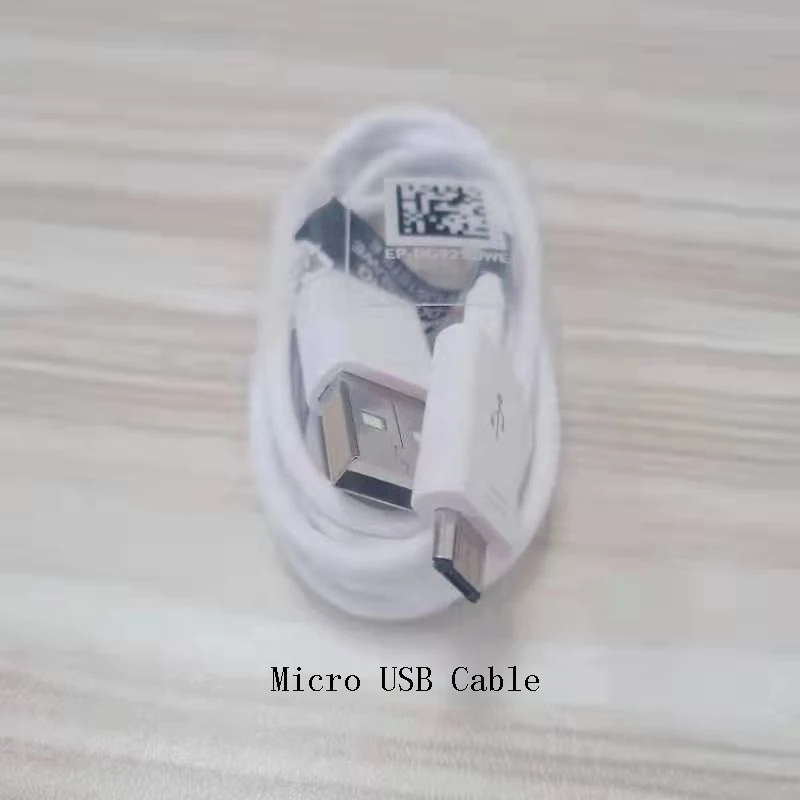 Samsung quick charge usb адаптер питания 9V 1,67 A Быстрая зарядка type C кабель подходит для Galaxy S10 S8 S9 Plus A30 A50 A70 - Тип штекера: Micro USB Cable Only