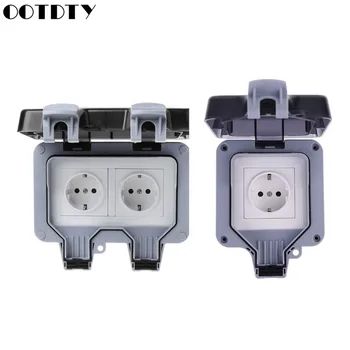 

Outdoor Wall Switch Socket IP66 Weather&Dust Proof Power Outlet EU Standard