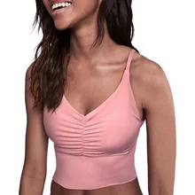 Женская сухая посадка прохладные ремешки мягкий бег Йога тренировки Бодибилдинг майка