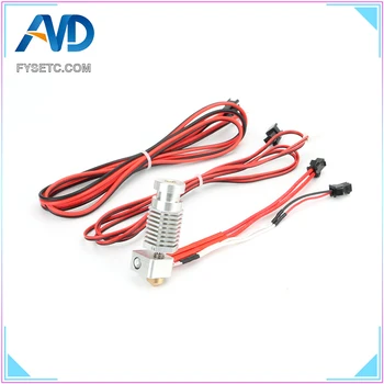 

1Set R1 R1+ R2 Hexagon Hot End Kit 1.75mm All Metal Hotend 12V / 24V With 100Kohm Thermistor 0.4mm Nozzle For Robo R1 R1+ R2