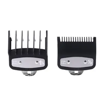 

1PC/2PCS Professional Cutting Guide Comb Hair Clipper Limit Comb with Metal Clip for Barber Trimmer Replacement Repair Parts