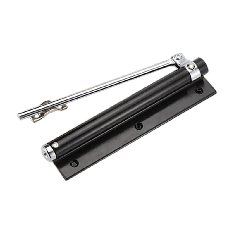 

TOP Automatic Door Self-Closing Hinge Mute Easy to Rebound No Slotting Punching Free Door Closer,Heavy Duty Adjustable Door Clos