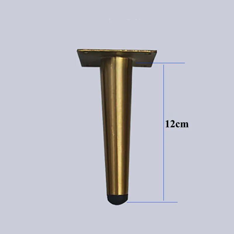 12cm 4 шт., 10 см/15 см/20 см/25 см/30 см, ножки для шкафа из нержавеющей стали, подставка для телевизора, ножки для чайного стола, ножки для шкафа, опоры для дивана - Цвет: 12cm