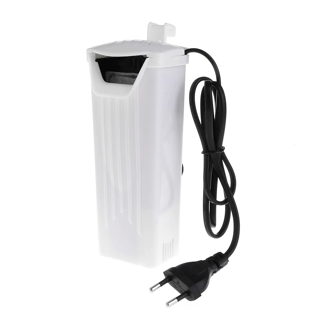 

Waterfall Aquarium Turtle Fish Tank Oxygen Pump Built-In Low Water Level Filter