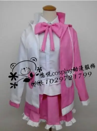 

Anime Danganronpa Monomi Cosplay Uniform Suit Costume Cosplay Halloween Party Costumes Full Set