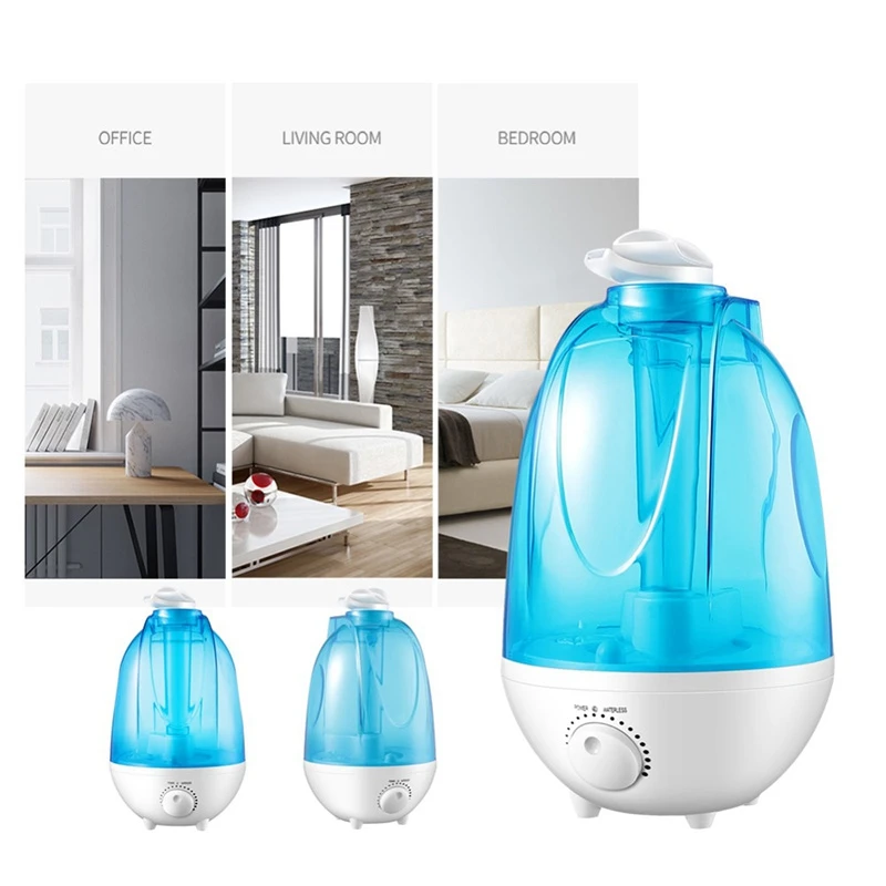 Günstige 4L Große Kapazität Luftbefeuchter Mini Ultraschall luftbefeuchter Aroma Diffuser Nebel Maker Luftreiniger Luftbefeuchter 7 Farbe LED Licht