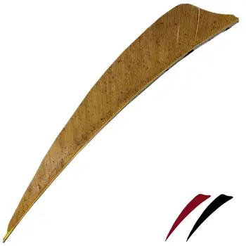

60Pcs Archery 4'' Arrows Shield Fletching Turkey Right Wing Feathers for DIY Arrow Real Feather