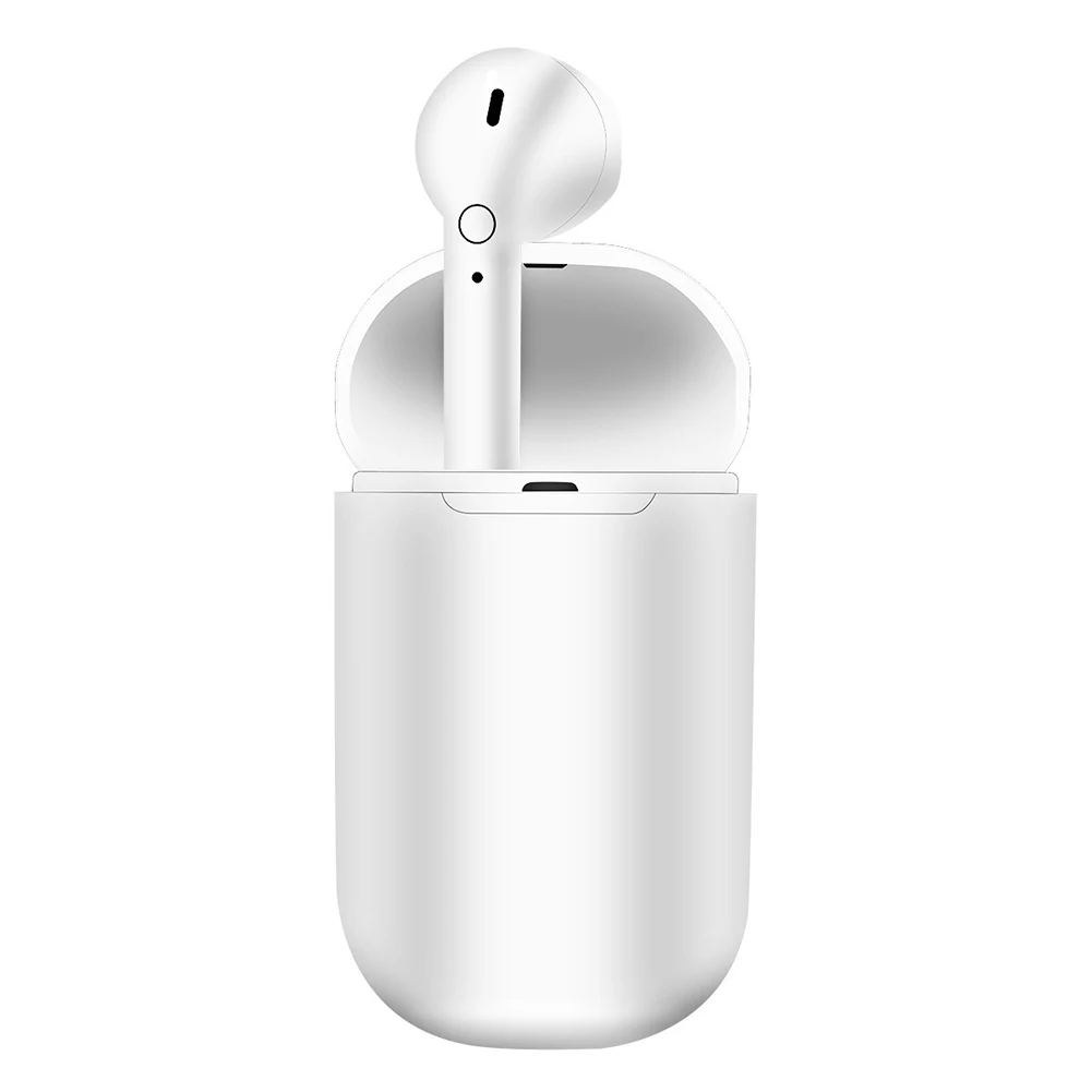 Y19 Bluetooth 5,0 мини наушники настоящие беспроводные стерео одна гарнитура спортивные наушники с зарядным устройством для iPhone samsung huawei - Цвет: White