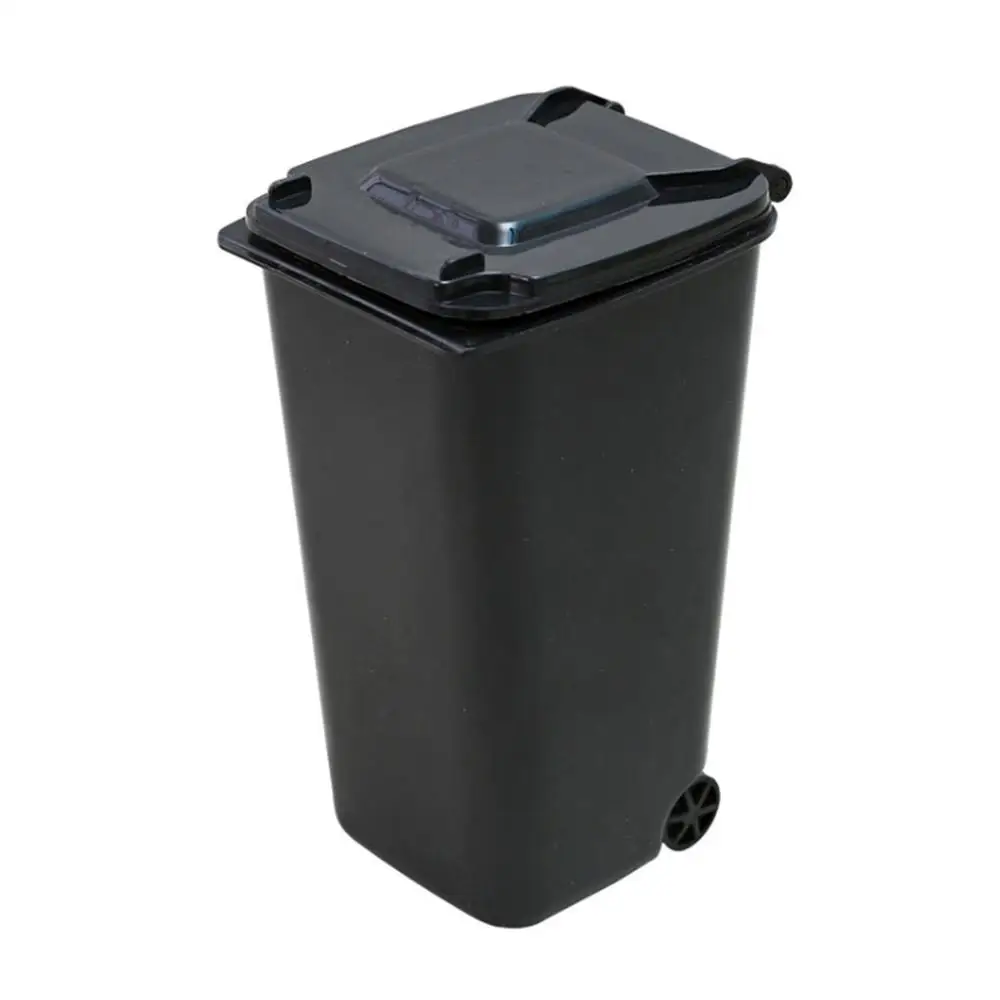 Мусорные ящики труба настольные мини креативные пластиковые двери кухонного шкафа Висячие мусорные корзины мусорное ведро мусорный контейнер N09 - Цвет: Trash bin