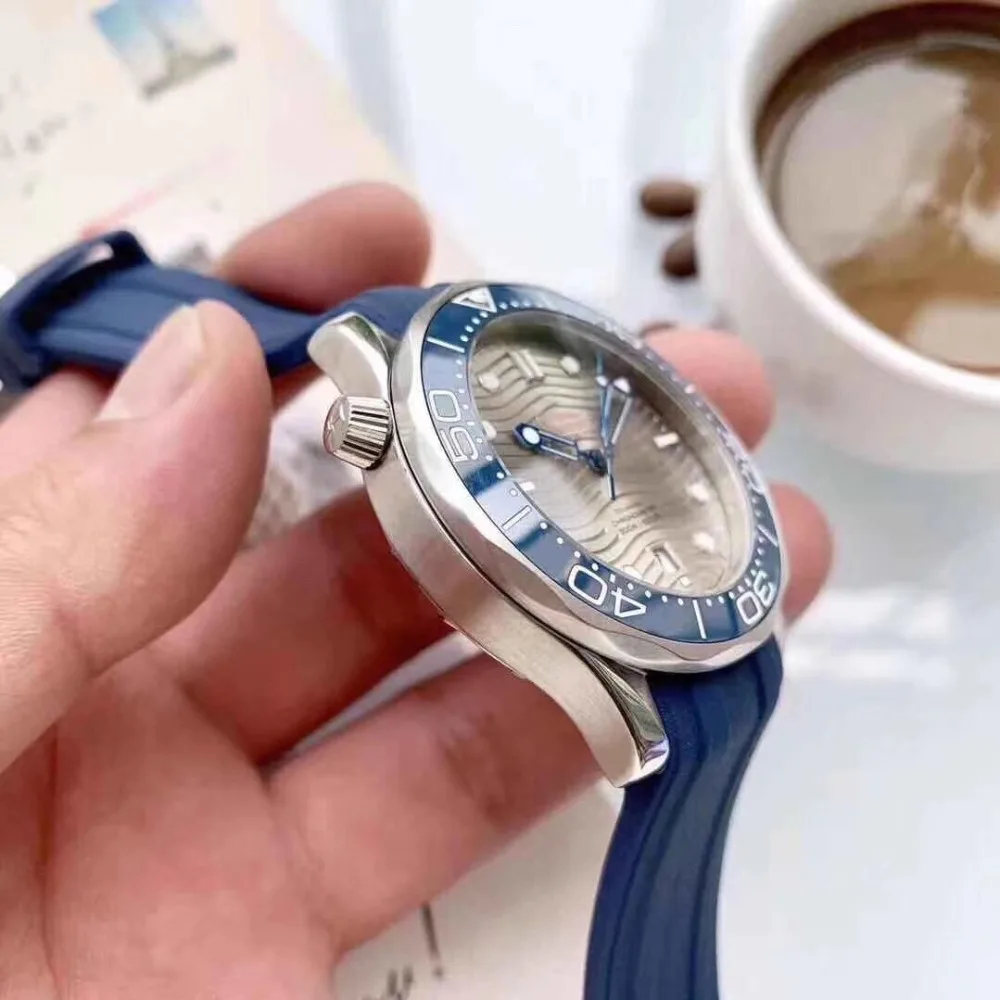 Новое поступление брендовые механические мужские часы высшего качества Sea Master спортивные автоматические часы мужские роскошные деловые мужские наручные часы Montre