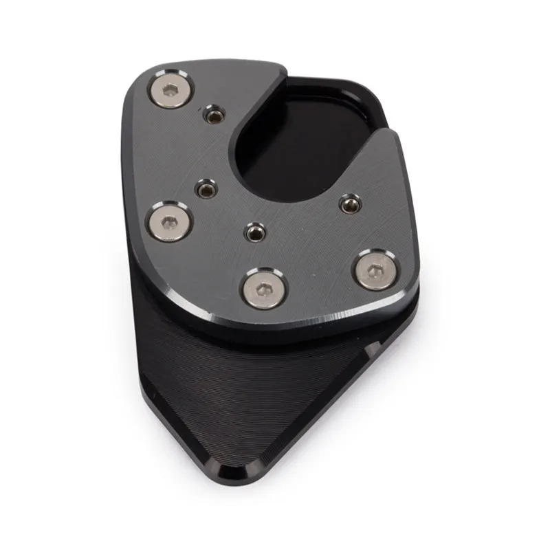 Titanium Мотоцикл с ЧПУ алюминиевая подставка Sidestand подставка держатель расширение площадка для увеличения для XADV Mt03 тумба Crf Bequille - Цвет: Titanium