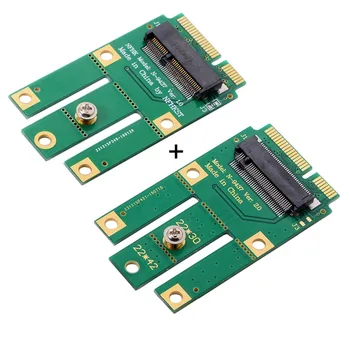 

M.2 NGFF A-key E-key Wifi to Mini PCI-E Adapter for Bluetooth Wireless Wlan Card AX200 9260 8265 8260