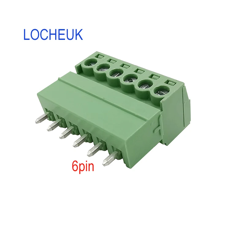 10 шт. 15EDG 3,81 мм KF2EDG печатная плата Клеммная колодка коннектор штекер-контактный прямой игла разъем 2/3/4/5/6/7/8/9/10/12 Pin - Цвет: 6PIN-5pair