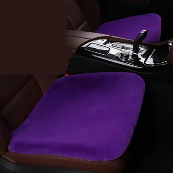 

Winter Premium Sheepskin Car Seat Cushion Cover Soft Warm Breathable Practical