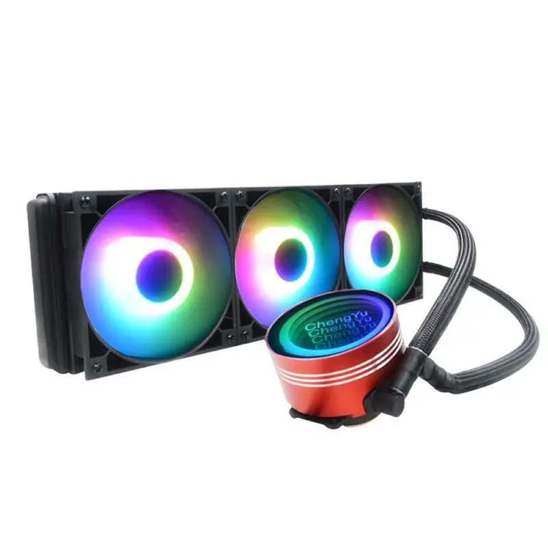 360/240 мм AIO RGB ЦП жидкий кулер 4-контактная Бесшумная система водяного охлаждения
