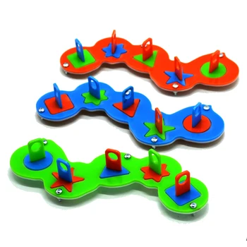 

Pet Parrot Training Intellectual Development Toys Acrylic Puzzle Bite Toy Building Blocks Toys for Bird Parrots