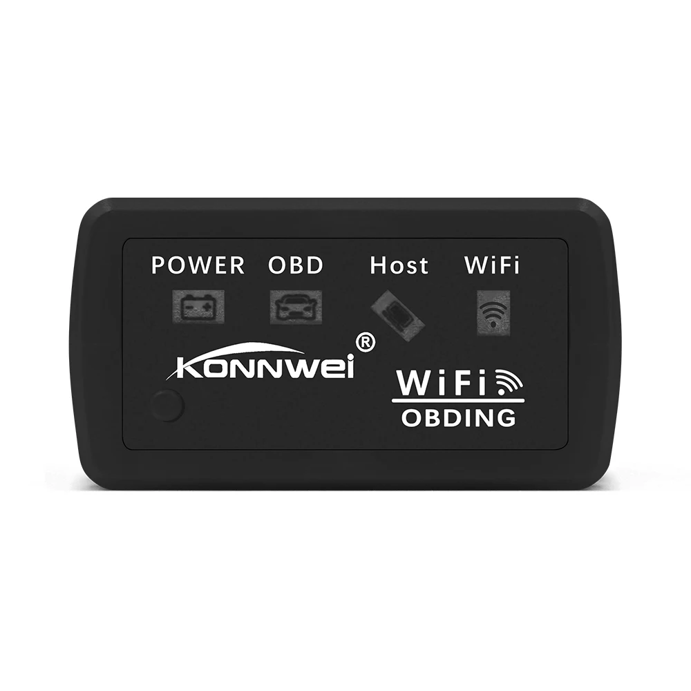 KW902 ELM327 wifi OBD2 CAN-BUS диагностический Автомобильный сканер инструмент работает для IOS/Android PIC18F25K80 автоматическое сканирование obd2 Новое поступление KONNWEI