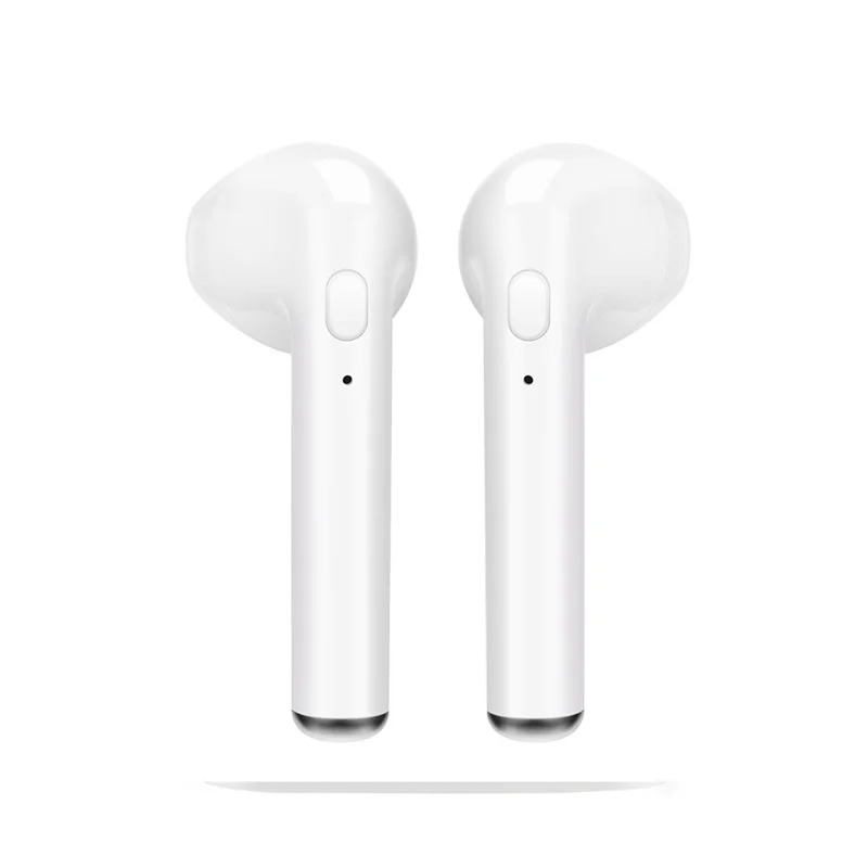 I7 I7s TWS Мини Bluetooth наушники 4,2 Беспроводные наушники с зарядным устройством Автомобильная гарнитура с микрофоном для мобильного телефона IPhone - Color: white earphone