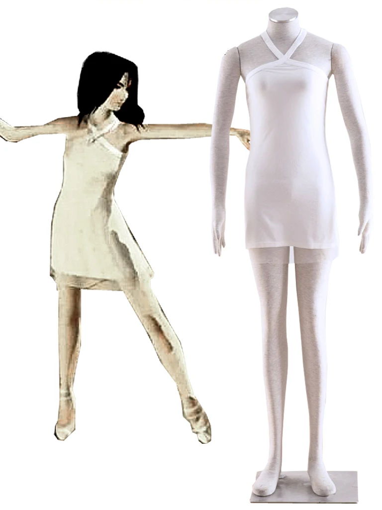 

CostumeBuy Game Final Fantasy VIII Cosplay Rinoa Heartilly Costume Rinoa White Dresses Outfit Adult Halloween Custom Made