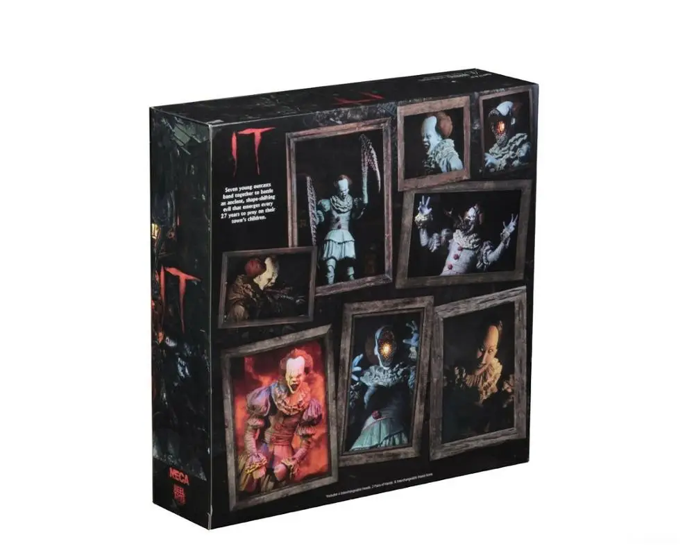 Оригинальный светодиодный светильник NECA с 4 головками Стивен Кинг's It Ultimate Pennywise