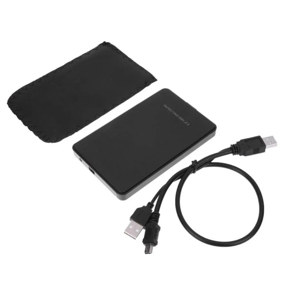 USB 2,0 SATA 2," дюймовый жесткий диск Внешний корпус HDD мобильный диск Коробка Чехол