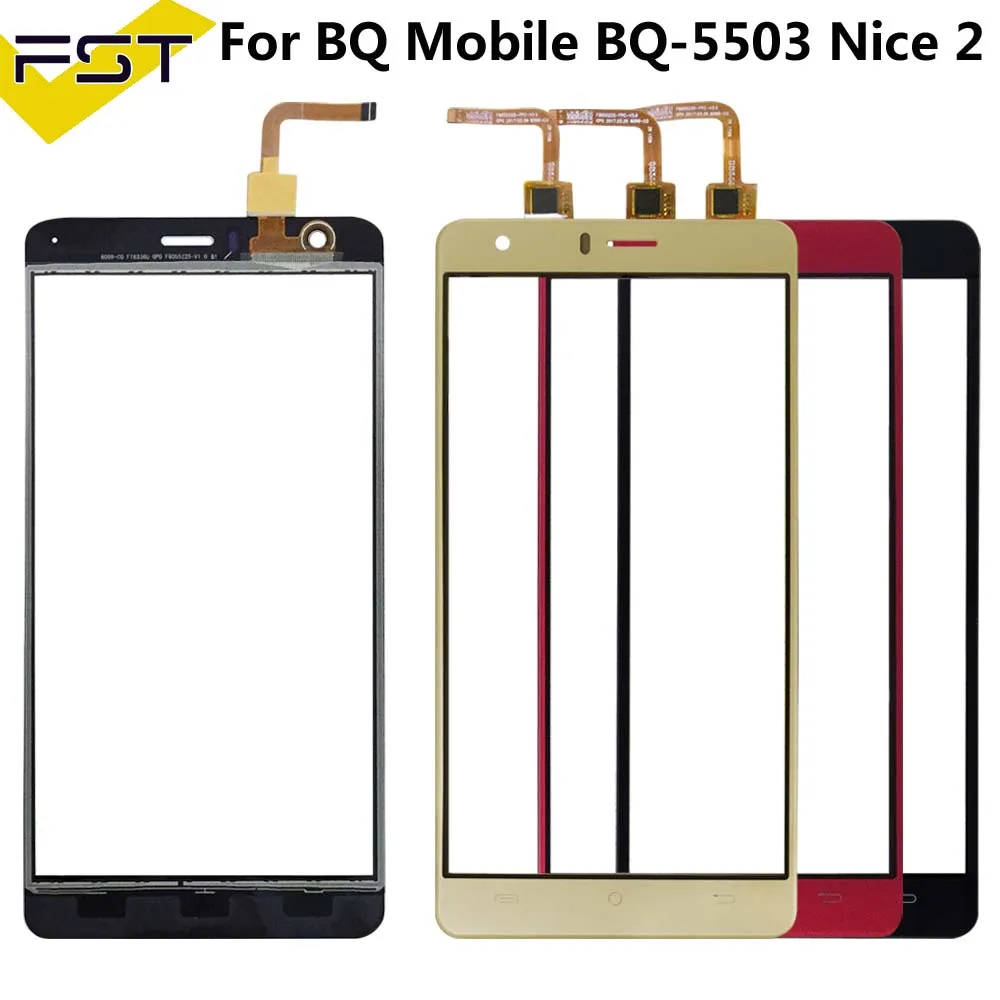 Per Bq Mobile Bq-5503 Bq 5503 Nizza 2 Dell'Obiettivo Dello Schermo Di Tocco Del Sensore Di 5.5 Pollici Touch Screen Del Pannello Di Ricambio + Strumen