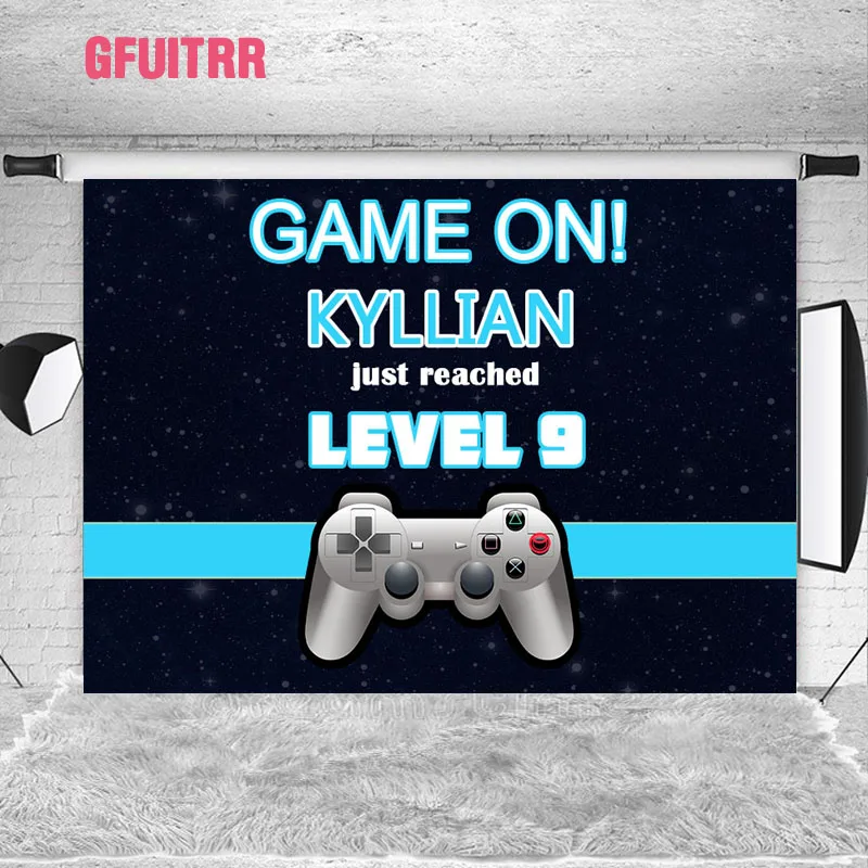 GFUITRR игровая станция фотография Фон игровой уровень фото фон для мальчиков