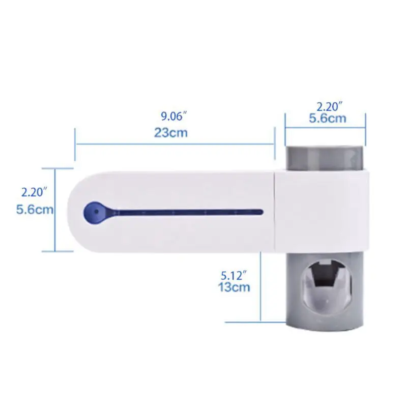 2 в 1, ультрафиолетовый УФ-светильник для дезинфекции, семейный Стерилизатор зубных щеток с автоматическим держателем для зубной пасты, соковыжималка, дозатор для туалета