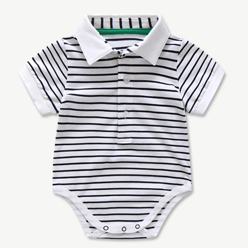 Clothes suit boy summer suit hat striped jumpsuit blue overalls suit random children's clothing suit baby winter new style