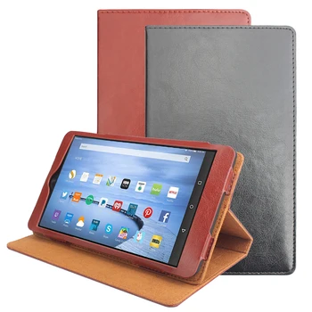 

Flip Case For Amazon Kindle Fire HD 10 2017 Tablet Leather Case Cover For Amazon Kindle Fire HD 10 2017 Stand Capa Funda+Stylus
