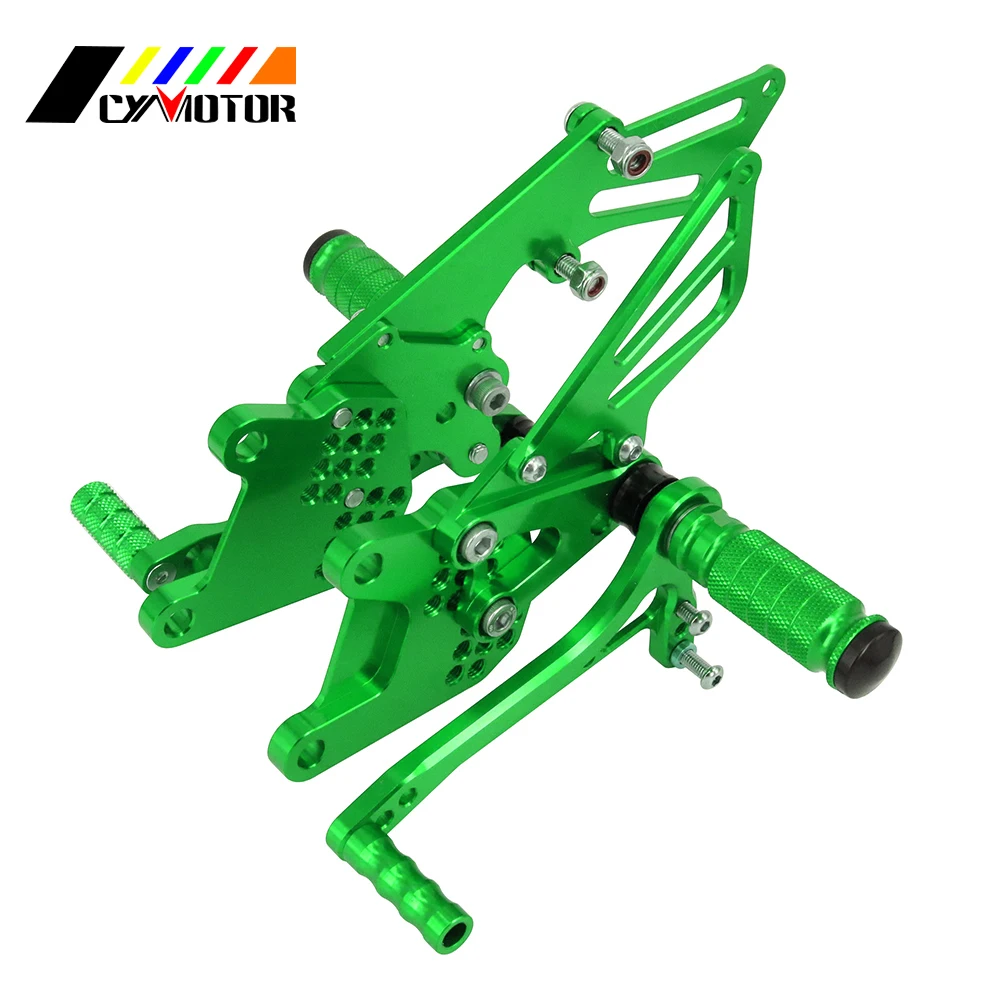 Мотоцикл с ЧПУ Регулируемые подножки для KAWASAKI NINJA ZX10R ZX-10R ZX 10R 2006 2007 2008 2009 2010 06 07 08 09 10