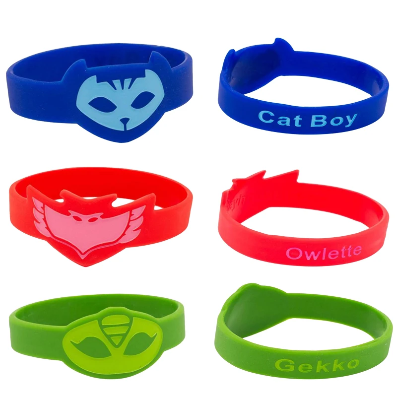 PJ Masks тема вечерние игрушки кольцо мультфильм Аниме подарок на день рождения для мальчиков и девочек игрушки Косплей Костюм