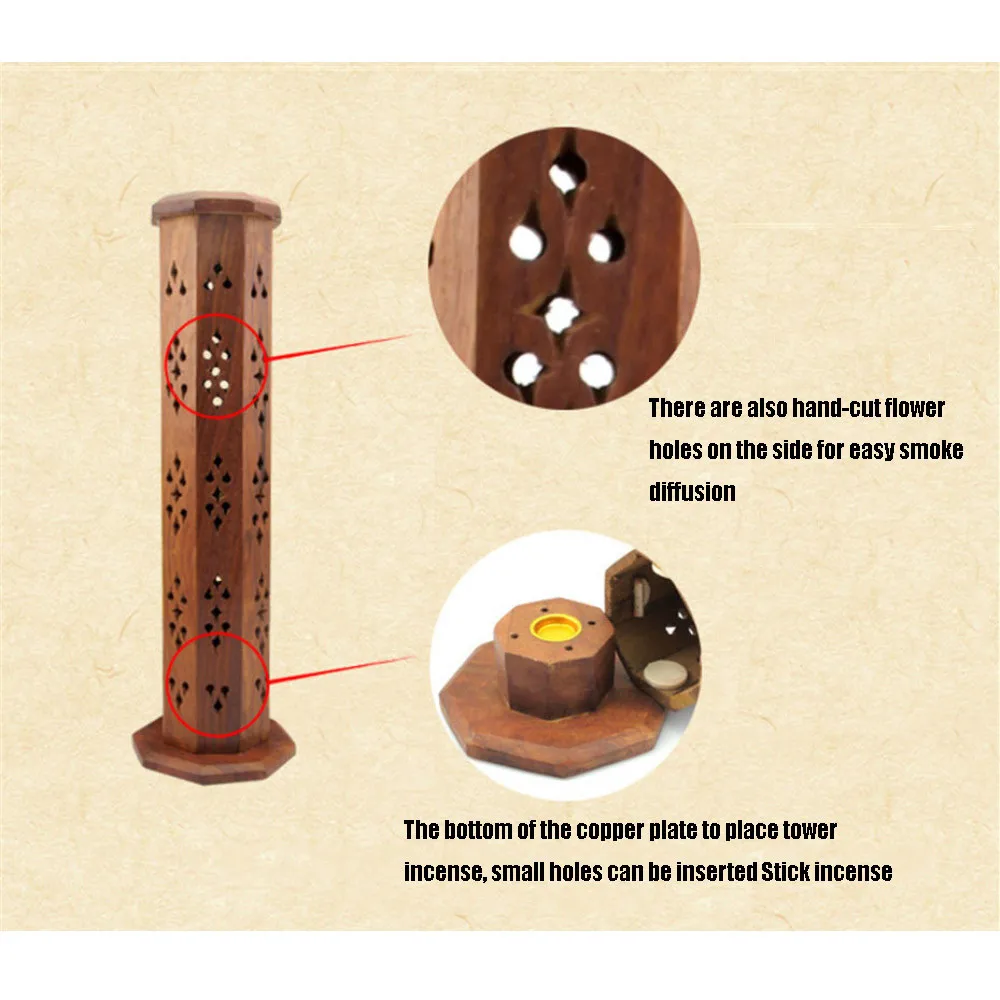 Палочка для благовоний деревянная палочка из сандалового дерева ручной работы в