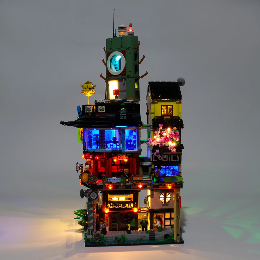 USB Powered LED Light Building Block Accessory Refit Kit for 70620 Building blocks bricks Model LED Included Only