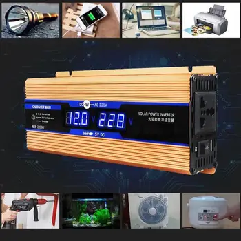 

VFD Modified sine wave inverter DC 12V / 24V to 220V boost step up converter voltage transformer wave mpp solar power vehicle