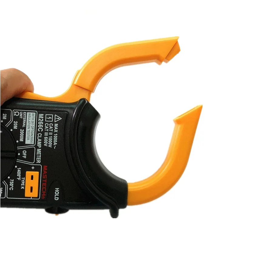 MASTECH M266C цифровой клещи Вольтметр Омметр acvolt AC Ток Сопротивление тестер температуры детектор с диодным мультиметр