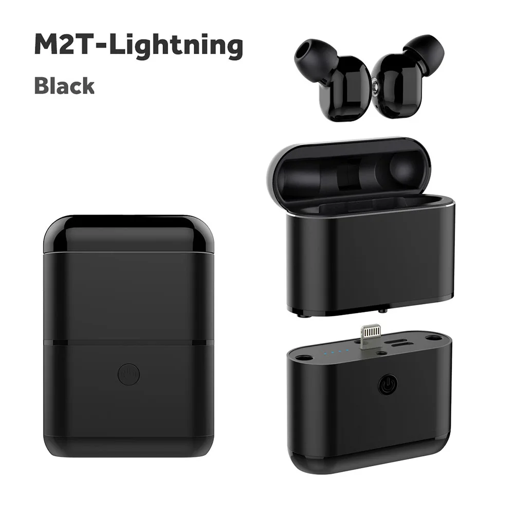 TWS M2T-A Bluetooth 5,0 наушники настоящие беспроводные наушники мини-гарнитура с отдельной зарядной коробкой 1600 мАч для Iphone интерфейса