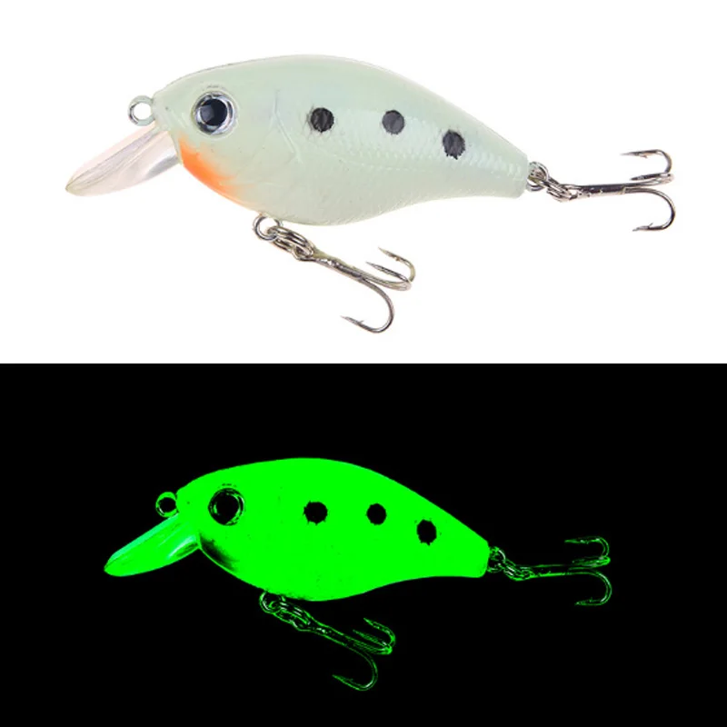 5 шт./компл. рыболовные приманки глубокий дайвинг Baits55Mm искусственная, жесткая, для рыбалки приманка воблер(Wobbler) Два крючки и рыболовные принадлежности
