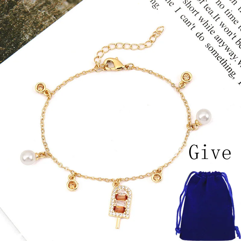 

High Quality SWA Original Pearl and Gem Ice Cream 1:1 Bracelet
