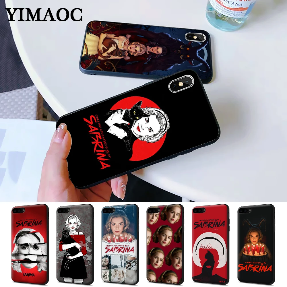 

Chilling Adventures of Sabrina Pattern Silicone Case for iPhone 5 5S 6 6S Plus 7 8 X XS Max XR